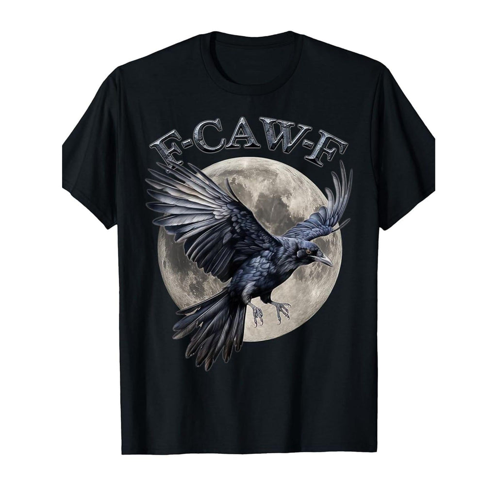 Humorous Crow Graphic T-Shirt. It Makes a Perfect Gift for Him, Her, Or a Friend