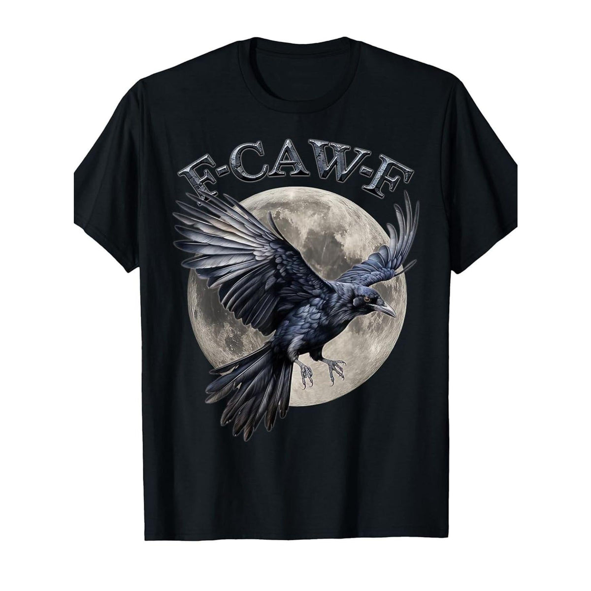 Humorous Crow Graphic T-Shirt. It Makes a Perfect Gift for Him, Her, Or a Friend