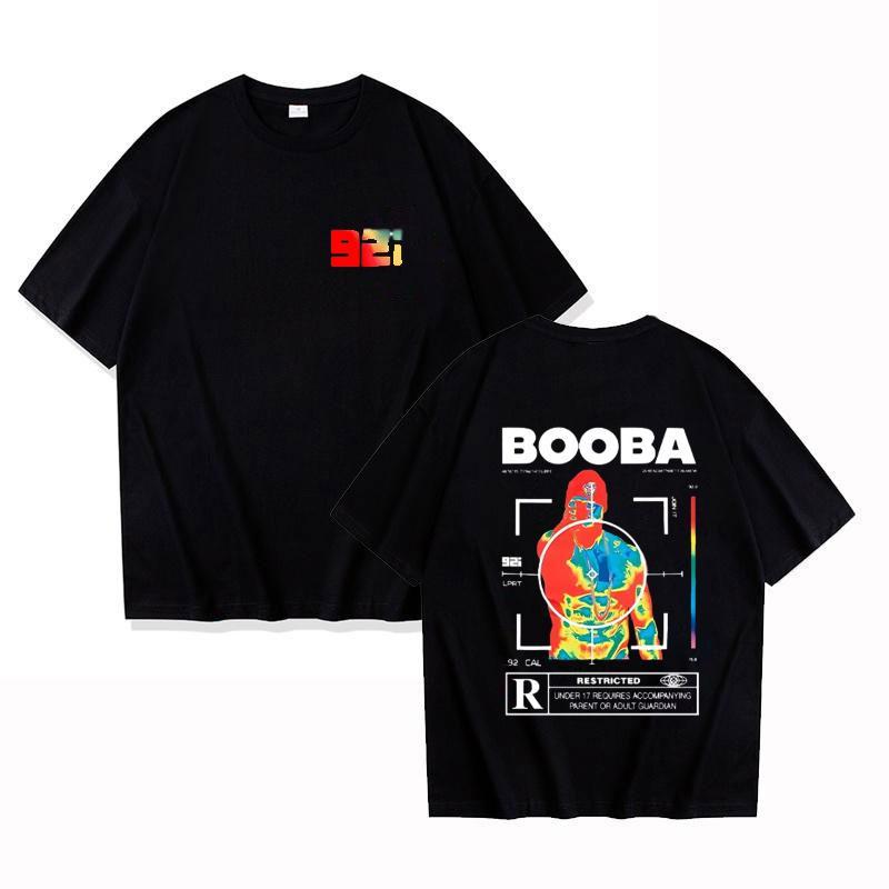 T-shirts Men Fashion BOOBA Printed Short Sleeve T Shirt Women Casual Harajuku Streetwear Tee Tops