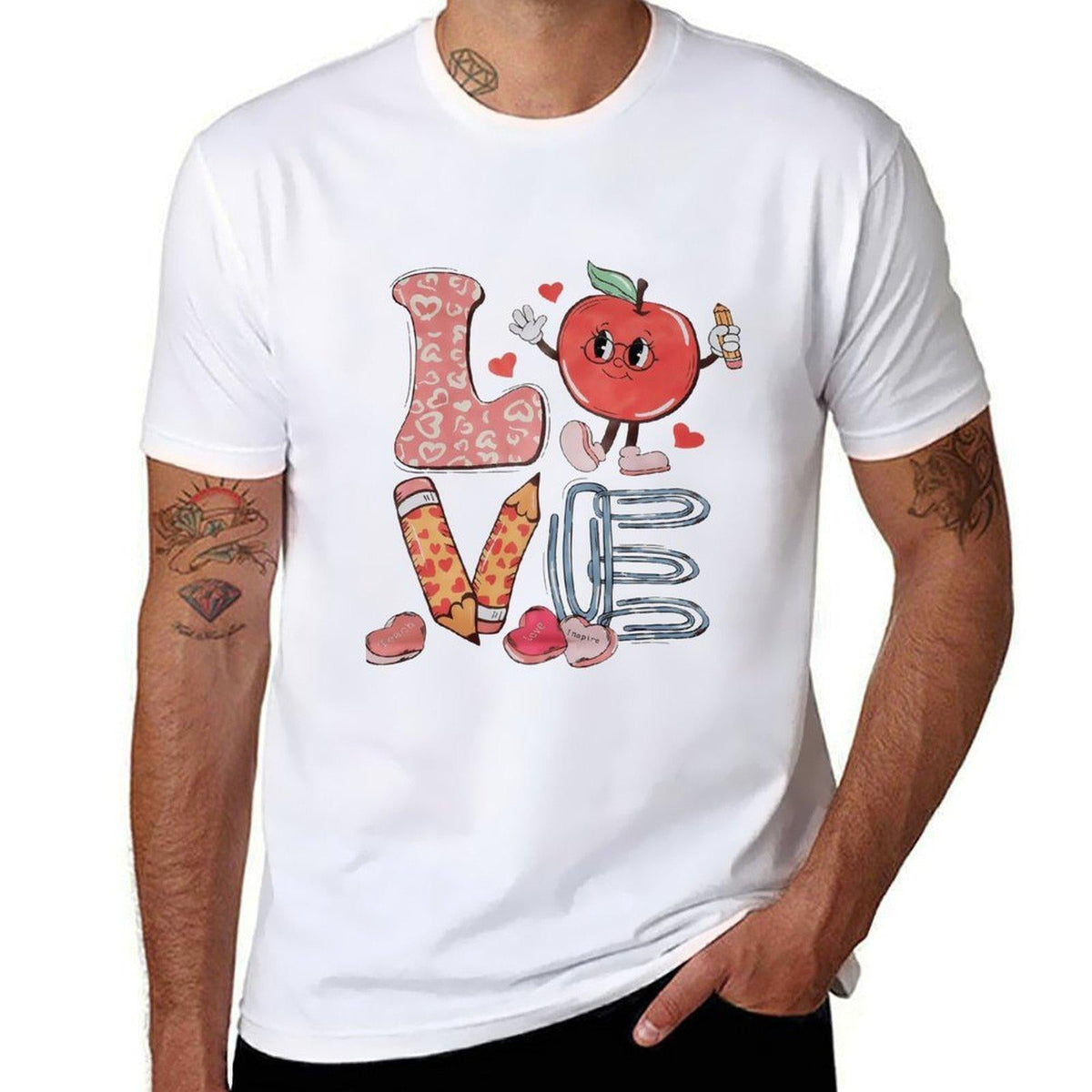 Valentine's Day Shirt Woman Love Valentine Teacher Shirts Love Heart Graphic Tshirt Casual Short Sleeve Tee Tops