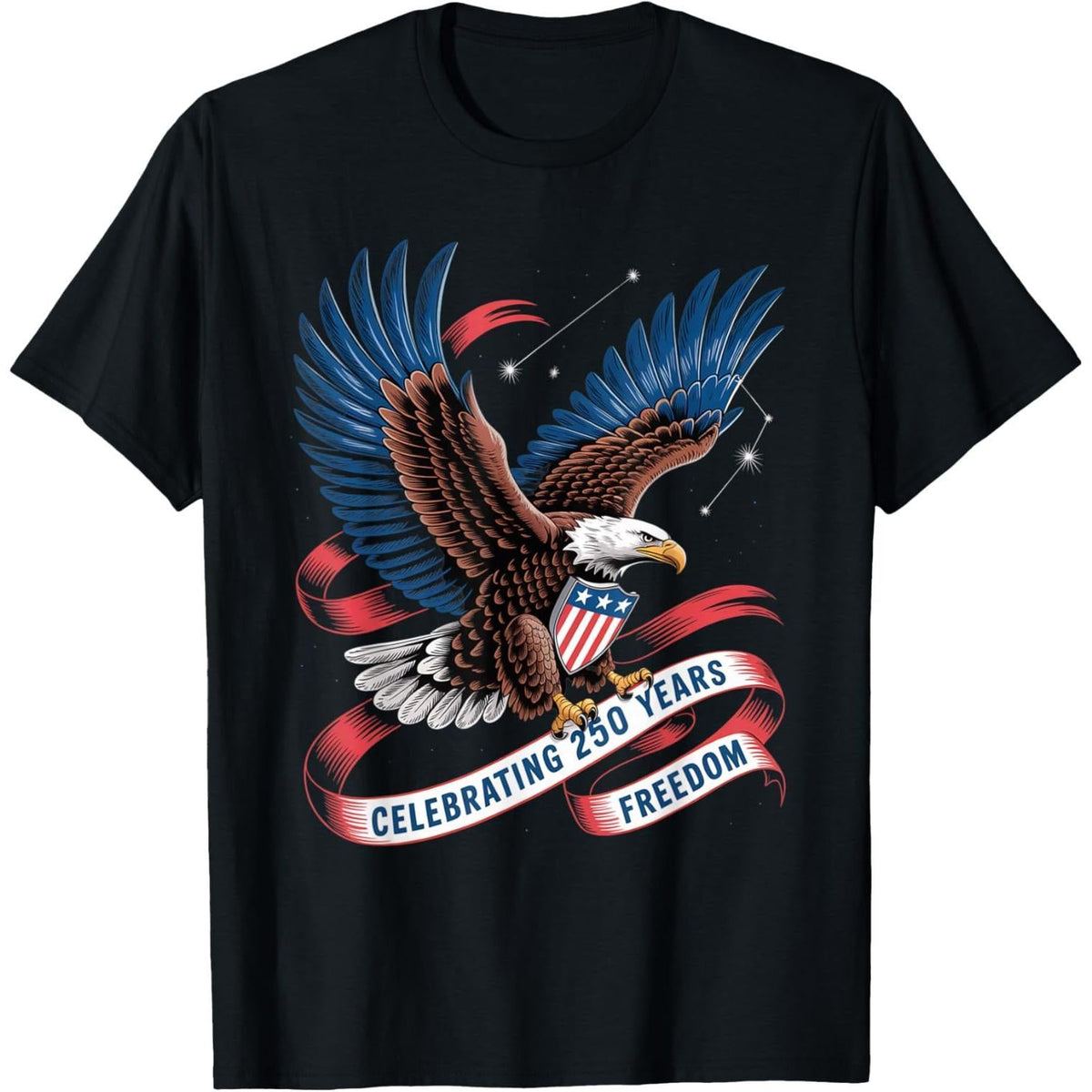 USA Pride 250 Years of Freedom American Flag Unisex T-Shirt