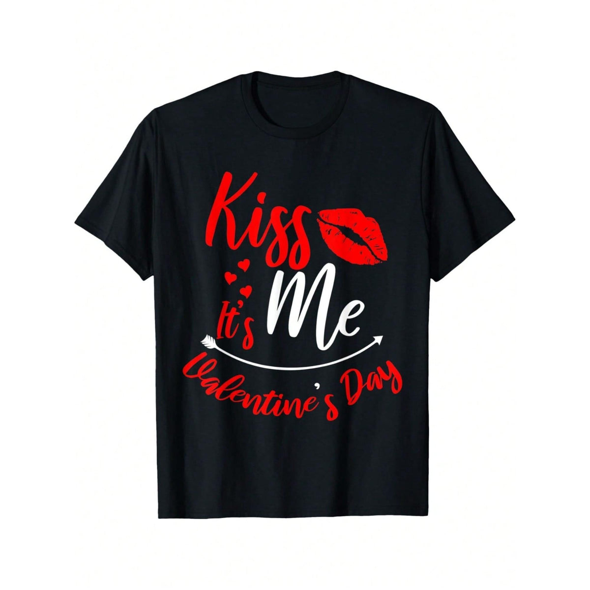 Fashion  , Happy Valentine's Day Funny Valentine's Day Quotes Retro  Printed T-Shirt, Men's Casual Comfortable Summer T-Shirt, Men's Short Sleeve Top, Suitable For Daily Activities Birthday Gift Valentine's Day Gift For Men Classic Versatile