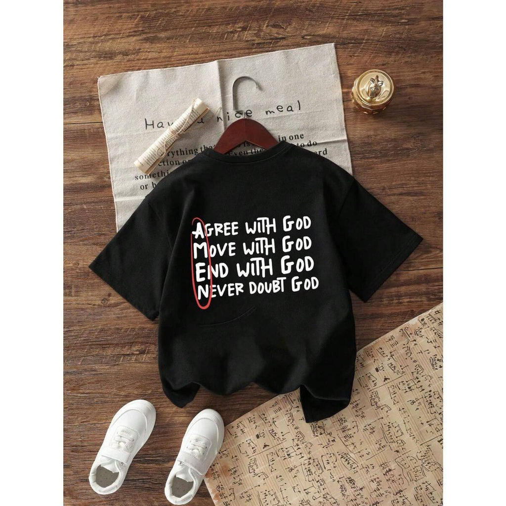Summer Crew Neck Tween T Shirt Funny Daily Print Casual Short Sleeve Top Casual Daily Print Tee For Tween Soft Crew Neck Summer Short Sleeve Tops