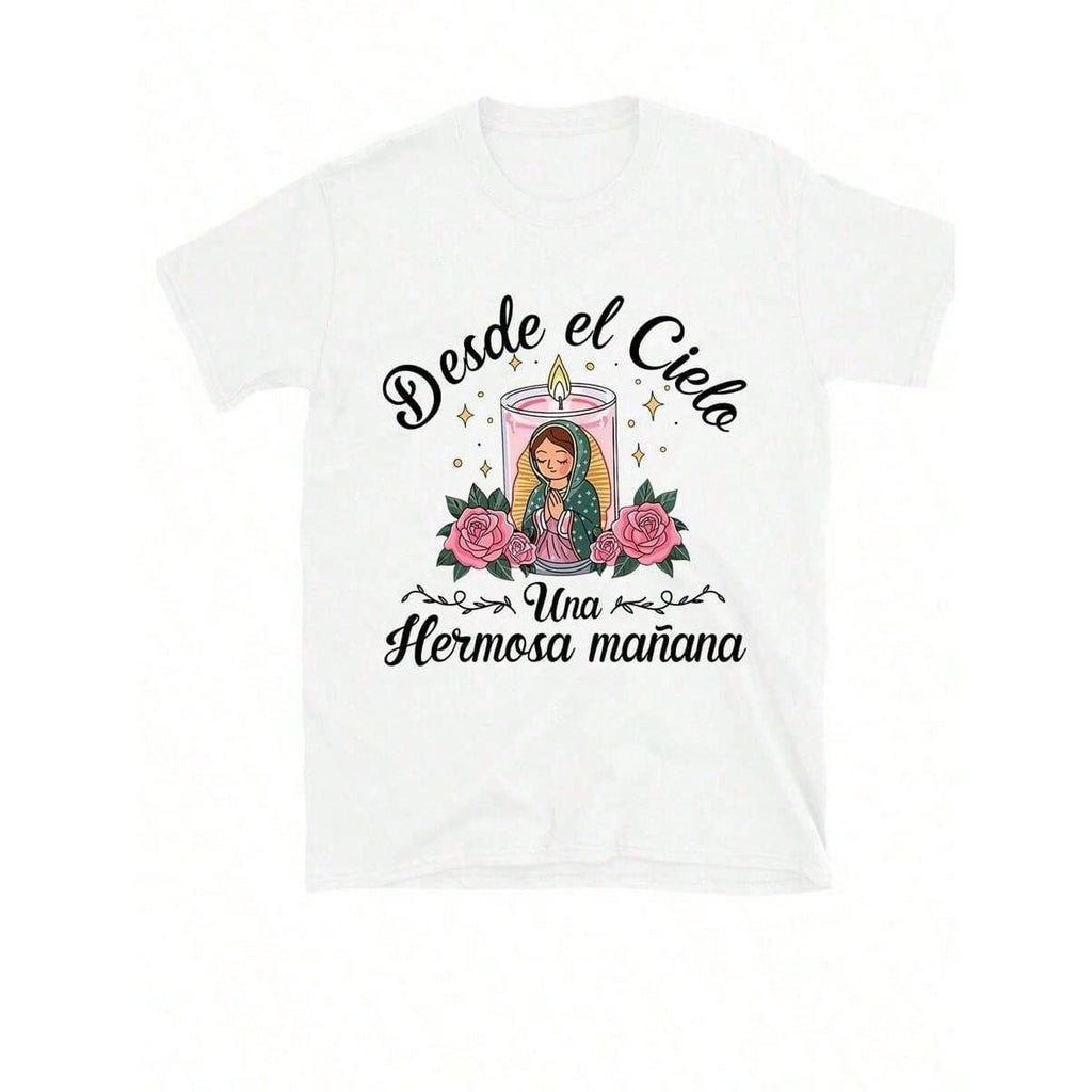 100% Cotton Style Women, Our Lady Of Guadalupe-Shirt, Virgin Mary-Shirt, Faithful-Shirt, Round Neck Religious, Inspirational Christian-Shirt, Loose Fit-Shirt Women, Parties Or Gifts, Soft And Comfortable