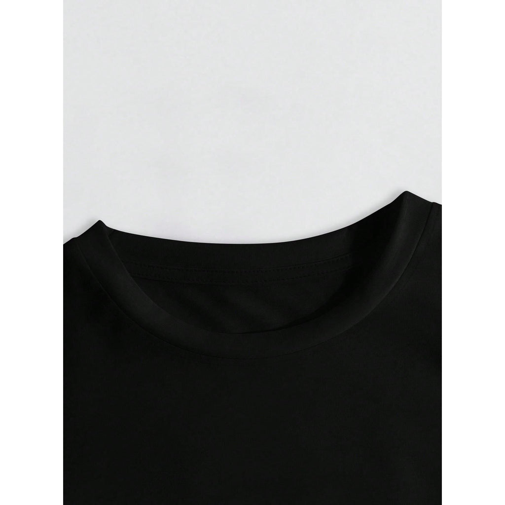 Jesus Christ Design Women's Soft Casual Crew Neck Short Sleeve T-Shirt, Double-Sided Printing, Comfortable & Fashionable For Everyday Wear