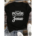 Women English Graphic Print Casual Round Neck T-Shirt Summer for New Year Clothes Graphic Tees Women Tops