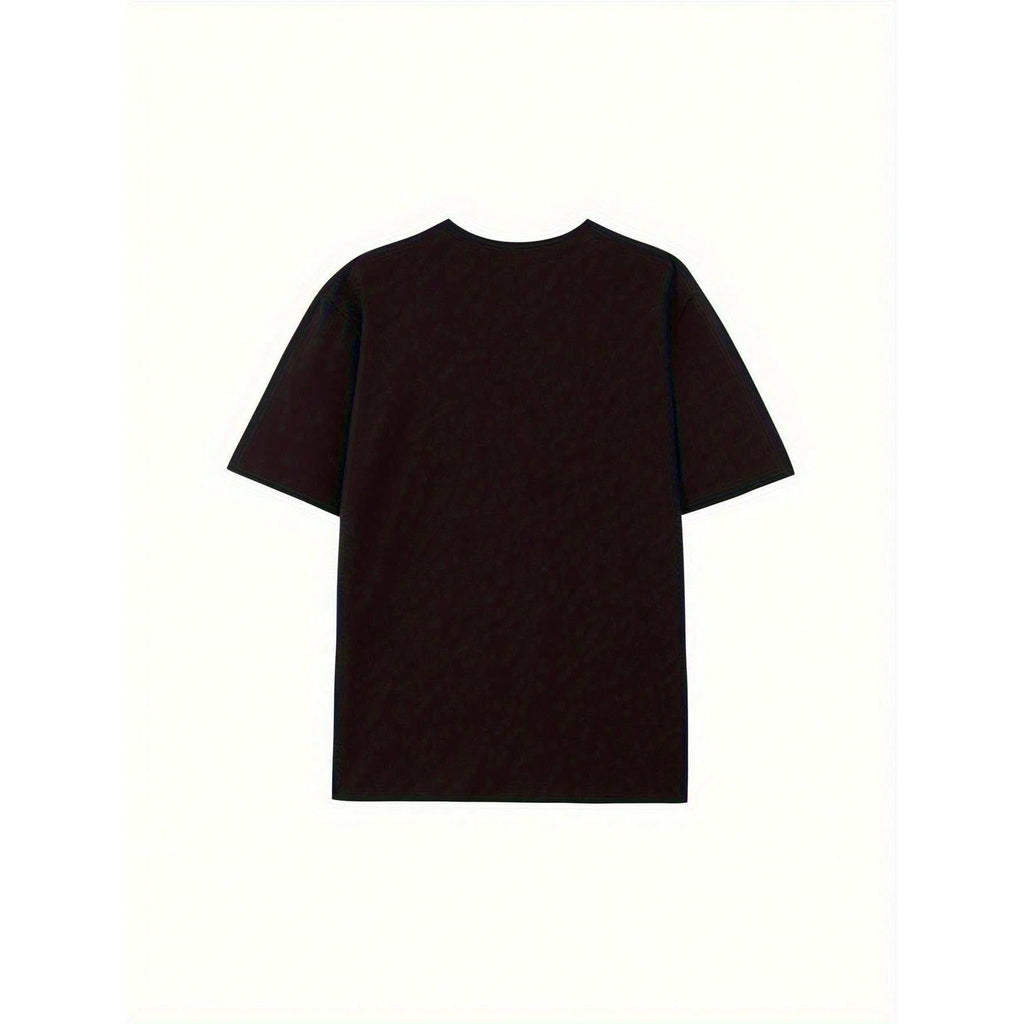 [Mind Over Matter T-Shirt] High Elasticity Cotton Men's "Mind Over Matter" Graphic T-Shirt | Loose Fit Short Sleeve Round Neck For Casual & Sports Wear, Spring/Fall Streetwear Essential, Durable Fabric, PLUS SIZE
