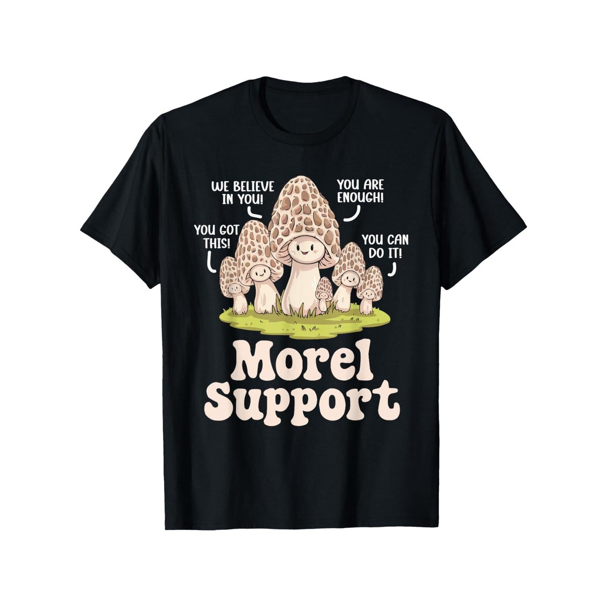 Humorous T-Shirt for Mushroom Collecting, Featuring Mycology And Fungi, Ideal for Morel Hunting, Unisex with a Casual Round Neck, Short Sleeves, Made of 100%, Available in Sizes S to XXXXXL