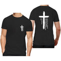 Christian Jesus Faith Cross T-Shirt Vintage Bible Verse Inspirational Graphic Tee Unisex Religious Gift