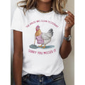 Women' Funny "The House Was Clean Yesterday" T-Shirt - Short Sleeve Humorous Top with Suitable for - Casual Wear, Machine Washable Blouse-Compatible Gift for Relatives & Friends (Comfortable Everyday Outfits)