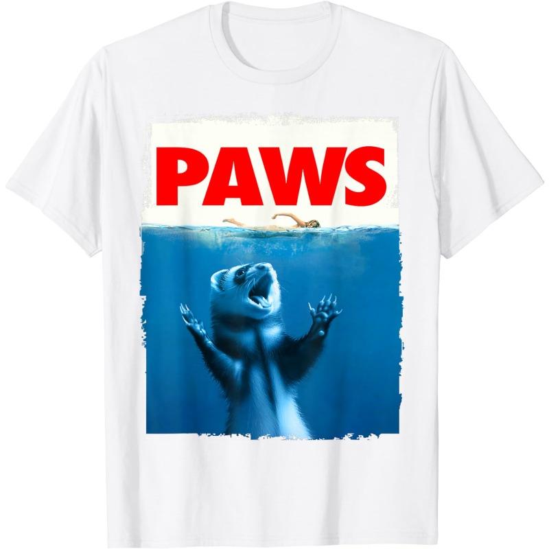 Paws Ferret Funny Ferret Lover Animal Gifts Unisex T-Shirt