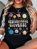 Autism Awareness Shirt, Neurodiverse Universe Shirt, Sped Teacher R-Shirt, Space Neurodiversity TShirt, Special Education Shirt, Autism Tees