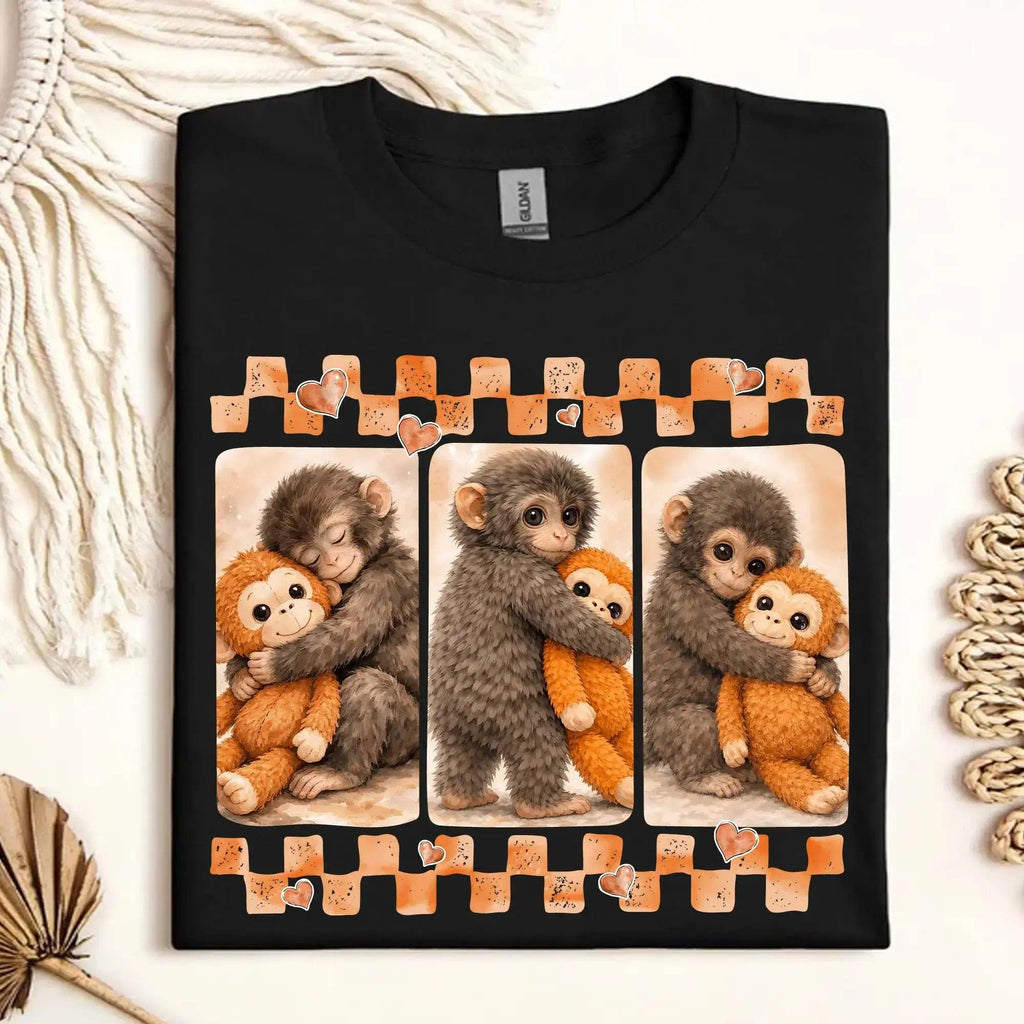 Dear Punch Monkey Unisex T-Shirt, Viral Baby Monkey Inspired Shirt