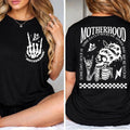 "Motherhood: Sometimes I Rock It, Sometimes It Rocks Me" shirt – a perfect unisex cotton tee for moms, great for Mother's Day!