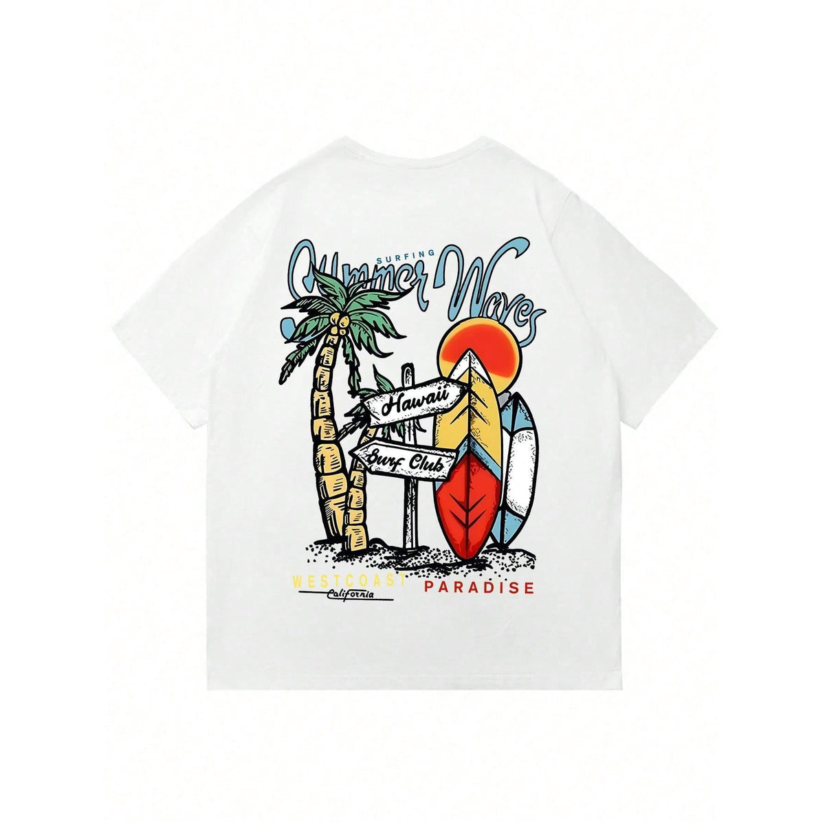 Men's Personalized Printed Short Sleeve T-Shirt | 100% Cotton Breathable Summer Tee
