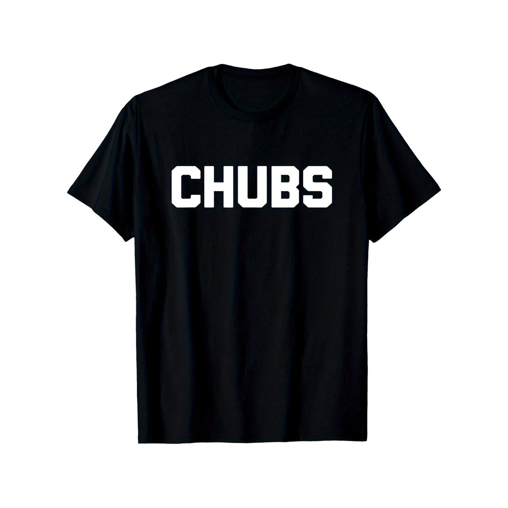 Chubs T-Shirt Funny Saying Sarcastic Chubby Cool Fat Guy Fat T-Shirt, Suitable for All Men And Women Outdoor Short-Sleeved T-Shirts in All Seasons, Ready to Wear 100% Cotton, S-5XL
