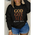 Women's  Letter Print Round Neck Drop Shoulder Sweatshirt, For Winter Graduation,Back To School Outfits,Graduation,Teacher Outfits For Women,Back To School Pullover Fall Outfit Autumn