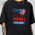 USA Hearts 1776 2026 July 4th 250th Birthday USA 250 Years T-Shirt