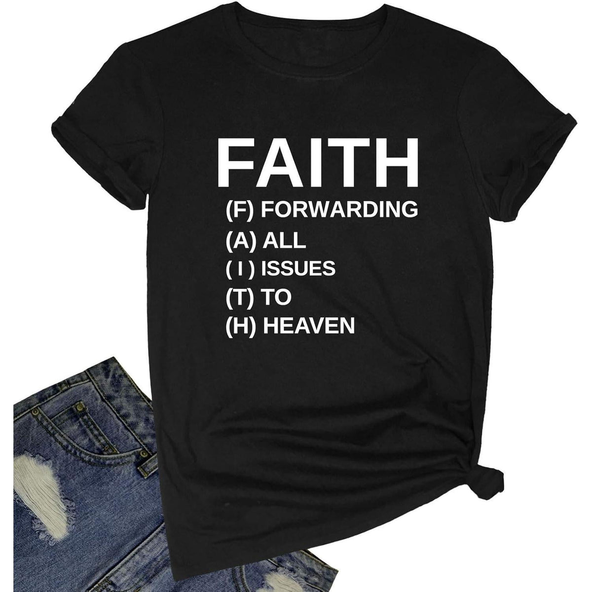 Relatable Faith Humor: Forwarding All Issues To Heaven
