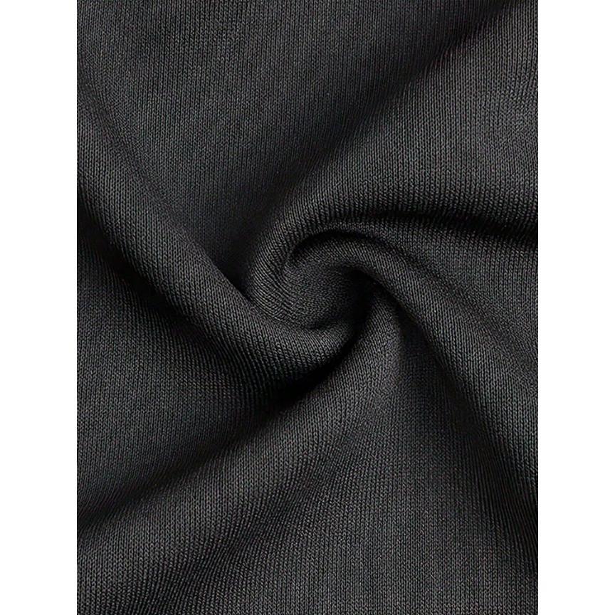 Feral Hoodie - Casual Black Sweatshirt With Pocket, Adjustable Drawstring Neck, Long Sleeve Pullover For Fall & Winter Womenswear Tops