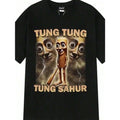 Tung Sahur Graphic Printed T-Shirt Men Summer Casual Loose Fashion Funny Round Neck Short Sleeve Tops Clothing T-Shirt Unisex