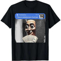 “There is movement at your front door” Tung Tung Tung Sahur meme cotton T-shirt