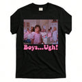 Funny Valentine's Little Rascals "Boys Ugh!" Movie Graphic T-Shirt - Vintage 90s Retro Tee, Soft Everyday Shirt For Adults, Casual Round Neck Top For Themed Parties & Nostalgic Film Fans, Leisure Outfit, Playful Design, Durable Material