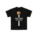 Men's Loose Fit Cotton T-Shirt with "Torta Pounder" Cat Meme Graphic, Soft Short Sleeve Top for Pet Lovers