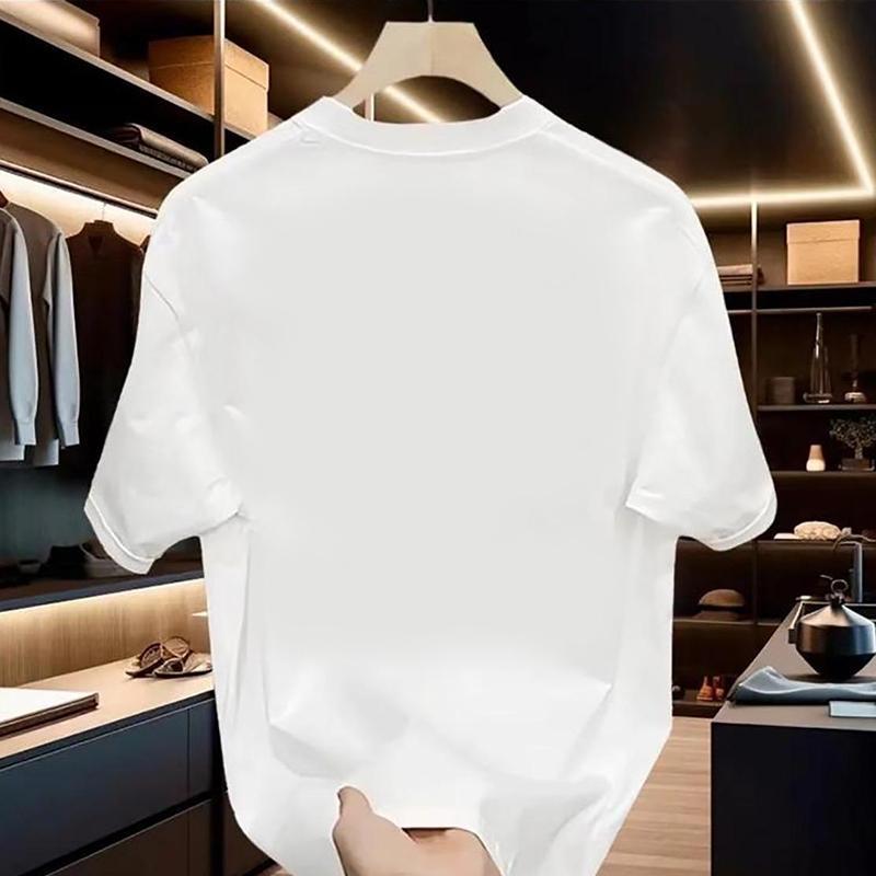 Crocodile pattern T-shirt, handsome, cool, good-looking, domineering, unisex, men's round neck street style summer and spring, casual, clothing, simple and trendy, party and outdoor activities