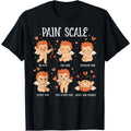 Pain Scale Cupid Pain Assessment Trauma Nurse Valentine Day T-Shirt