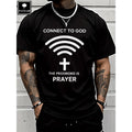 Connect To God The Password Ls PrayerT-Shirt 100% Heavy Cotton T Shirt unisex graphic