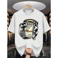 A Stylish And Minimalist Round-Neck T-Shirt with a Classic Design That Is Versatile for Various Occasions