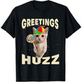 Greetings Huzz Funny Gen Z Gen Alpha Slang Meme T-Shirt Daily T-Shirt
