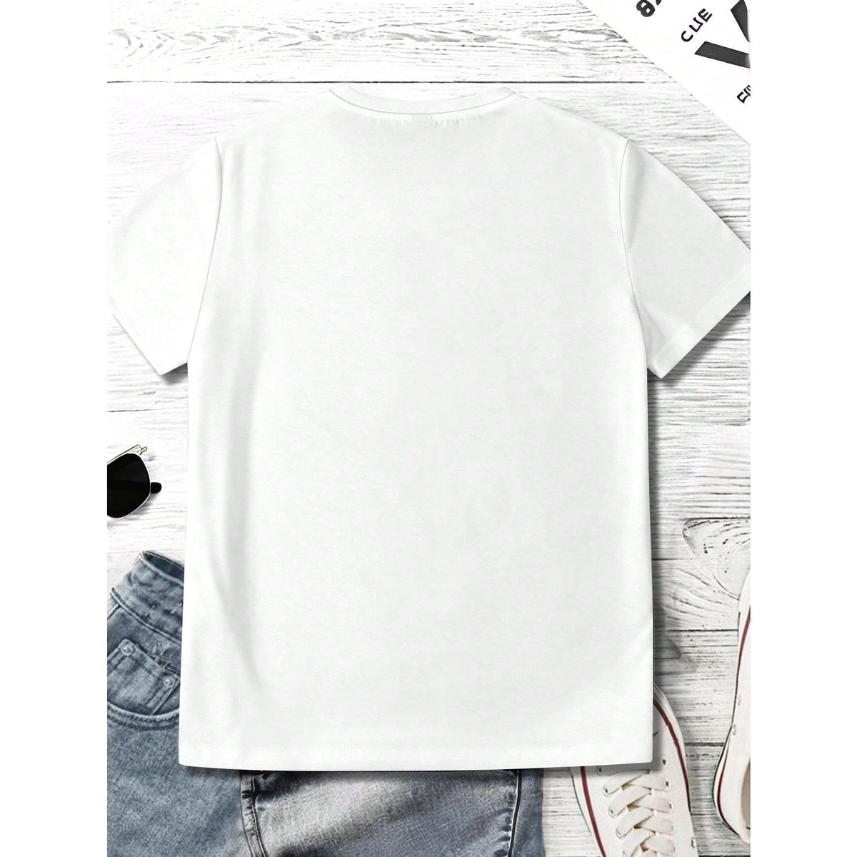 Fashionable Minimalist Wine Glass Print Casual Short Sleeve T-Shirt Graphic Tees Women Tops