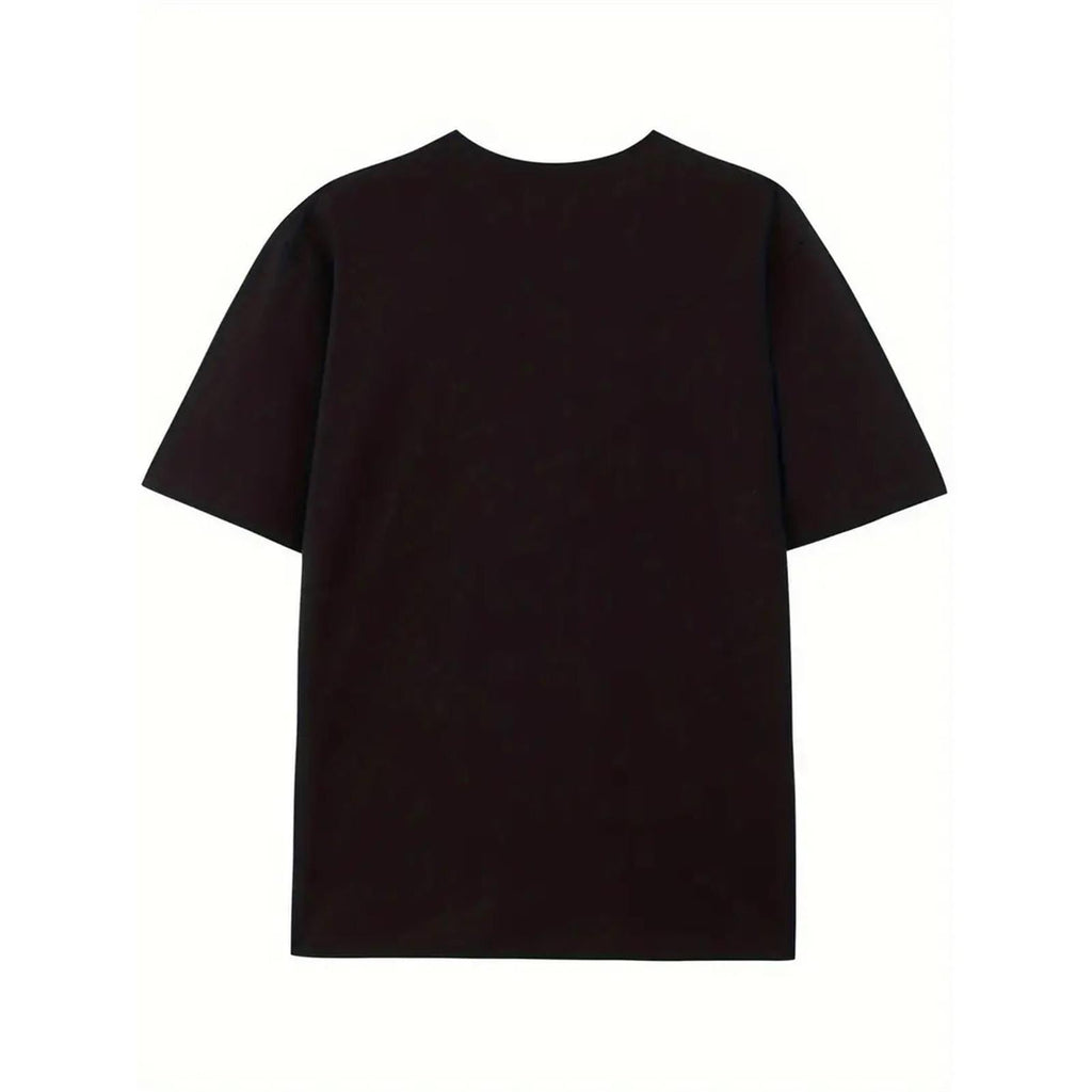 Men's Popular TikTok Trend Funny Print Streetwear T-Shirt Men's Daily Streetwear Meme Graphic Tee for Trendy Vibes