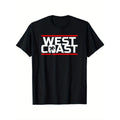 West Coast Palm Tree'S Original Design with Classic Look T-Shirt, Suitable for Mens & Womens Outdoor T-Shirt, 100%cotton, S-5XL