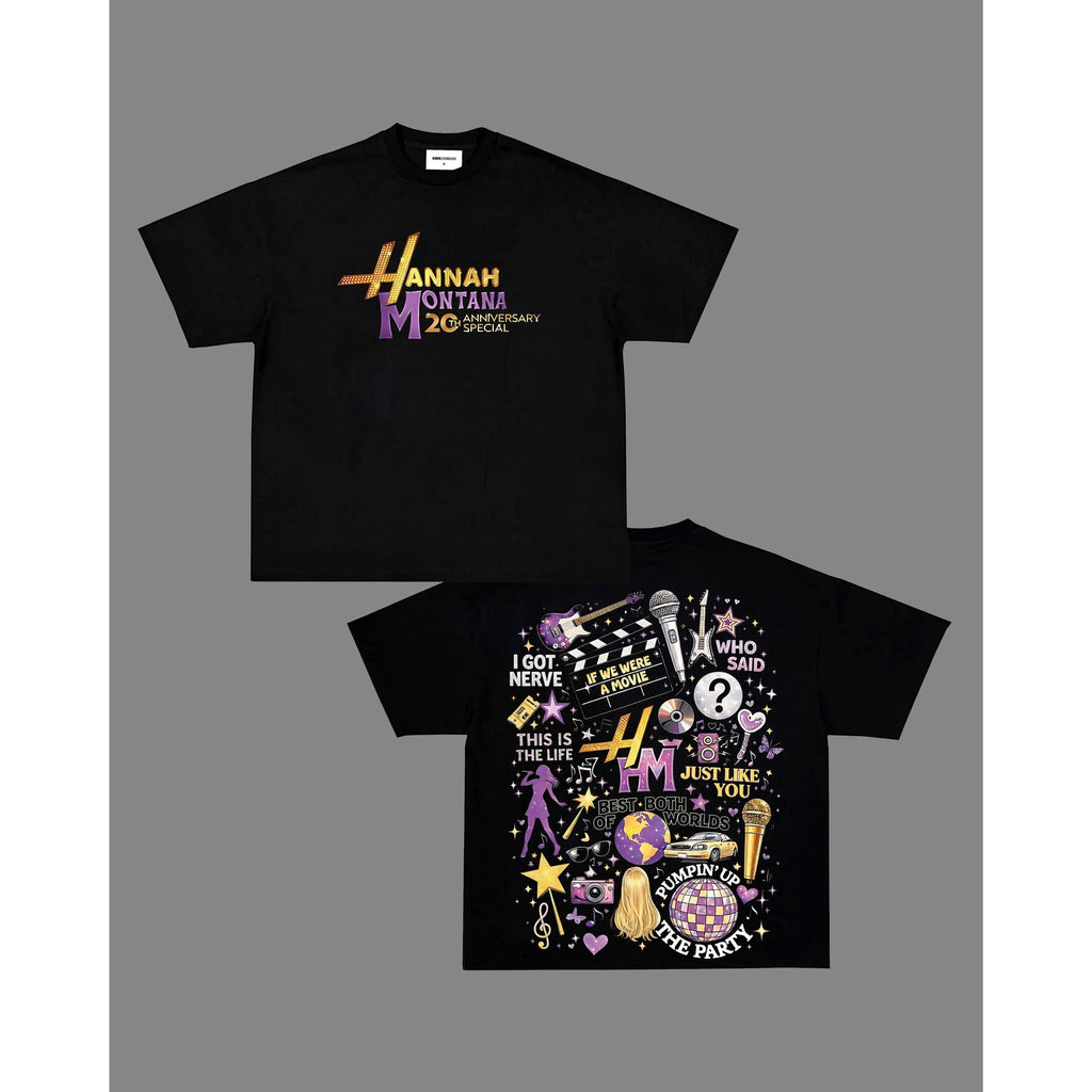 Hannah Montana 20th Anniversary Shirt – Best of Both Worlds Vintage , Pop Nostalgia Fan T-Shirt
