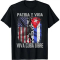 Vintage Cuban Style Cotton Tee | Tropical Vibes | Retro Summer Shirt