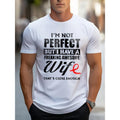 Men'S “I’M NOT PERFECT BUT I HAVE A FREAKING AWESOME Wife THAT’S CLOSE ENOUGH” Sports Top