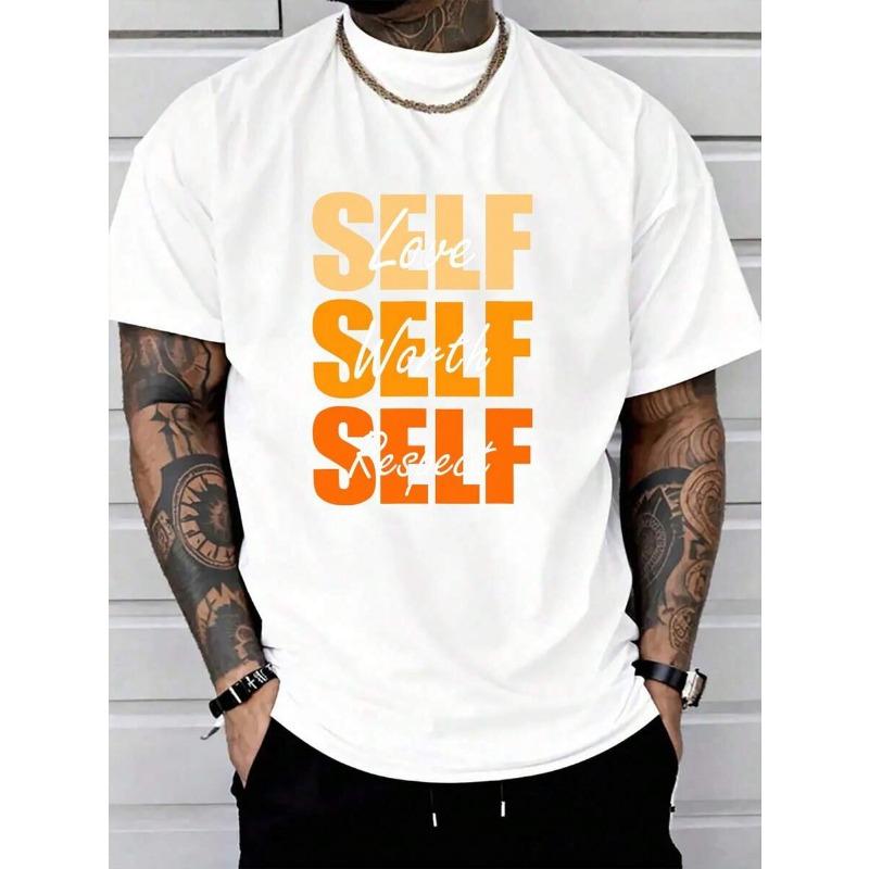100% Cotton Orange Self-Ish X 3 Orange Color Graphic Orange Vibes Only T-Shirt Women's Men Graphic Tee
