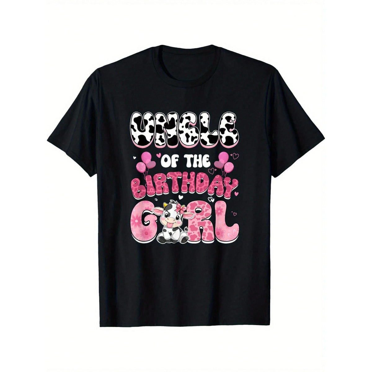Break The System Women's Plus Size Comfortable Fashion T-Shirt, With Cute Cow And Birthday Prints, Casual Short-Sleeved Round Neck Top