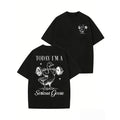 Men's "Today I'm A Serious Goose" Graphic T-Shirt - 100% Cotton Relaxed Fit Vintage Tee