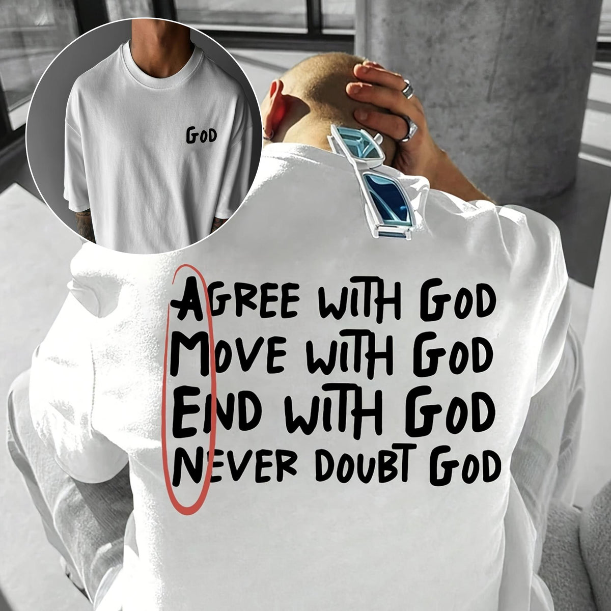 My Life Mantra: Agree, Move, End With God | Faith Shirt