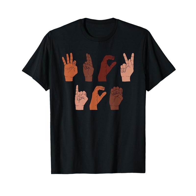 F ck ICE Hand Sign Language Anti Deportation Chinga La Migra T-Shirt for Men Women