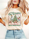 I'm About Christmas Tree T-shirt, Christmas Gift T-shirt, I Want to Cover These Halls with Deck T-shirt, Christmas T-shirt